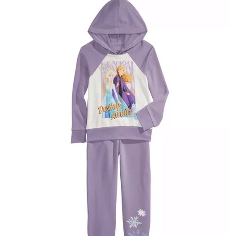 Little girl 2piece frozen outfit